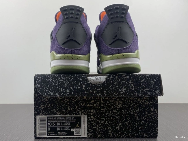 Cheap TBK Jordan 4 Purple WMNS AQ9129-500 Canyon Air 0716